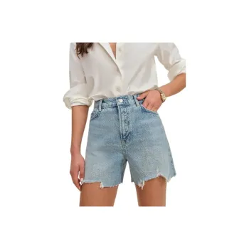 REFORMATION Saige High Rise 4' Jean Shorts Denim Shorts Women's