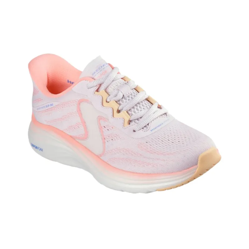 Skechers Vapor Foam Cushioning And Breathable Low Top Running Shoes Women's Pink-2