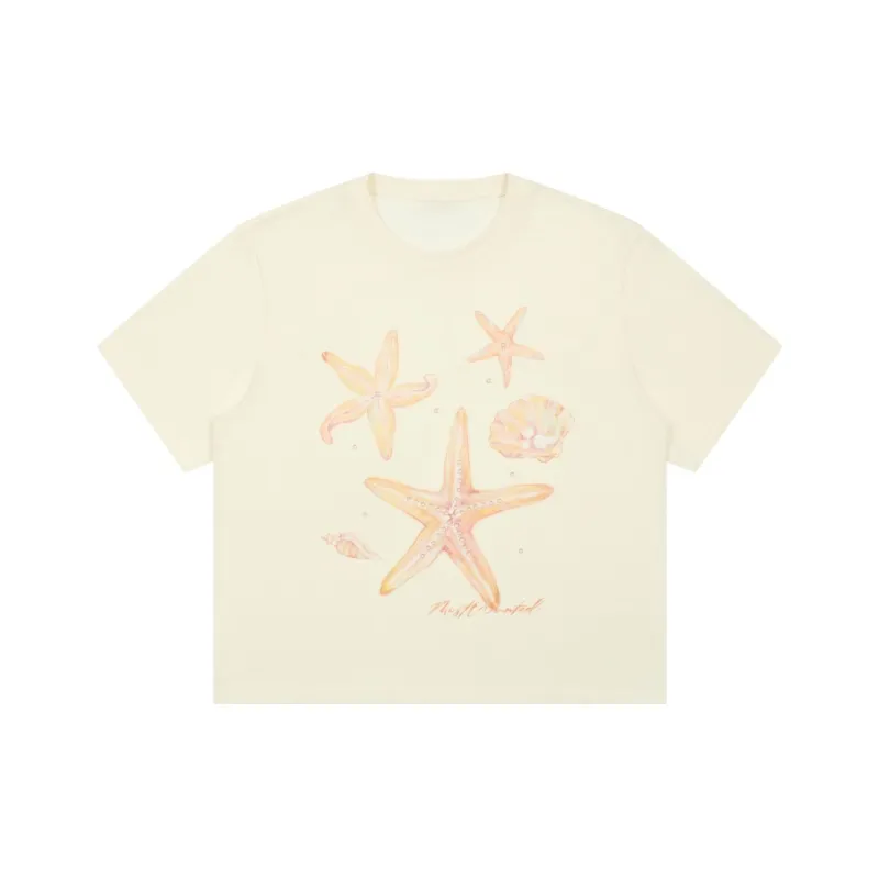 MostwantedLab T-Shirts Women's Cream White-0