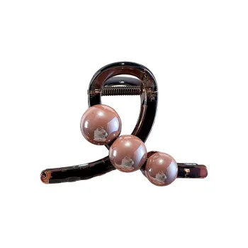 Left Europe Acrylic Hair Clips Women's