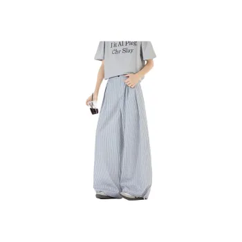 PVPVPV Casual Pants Unisex Light Gray