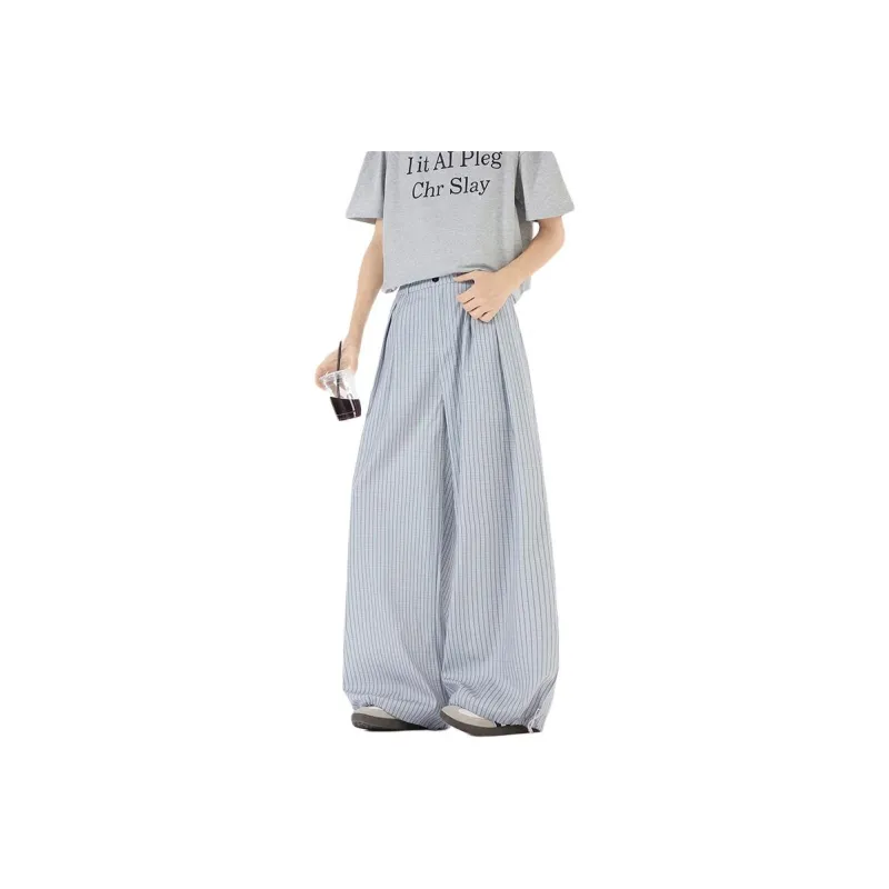 PVPVPV Casual Pants Unisex Light Gray-0