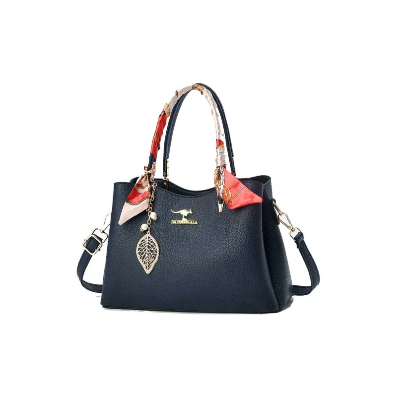 Dusen Kangaroo PU One Shoulder Handbag Women's Multicolor-5