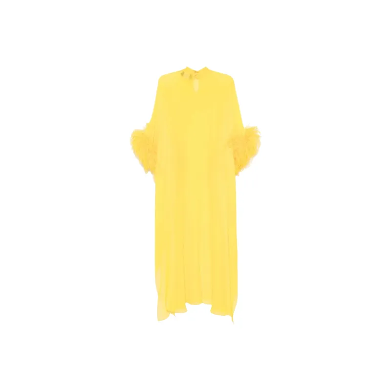 TALLER MARMO Long Sleeved Dress Women's Yellow-1