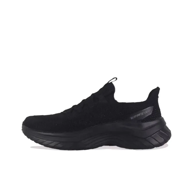 361° Breathable And Wear resistant Low Top Casual Running Shoes Men's Black-0