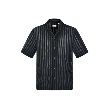RARE Shirts Men Black Blue