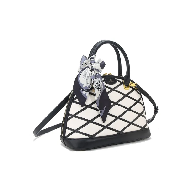 BUHOWE PU Handbag Regular Women's Black-1