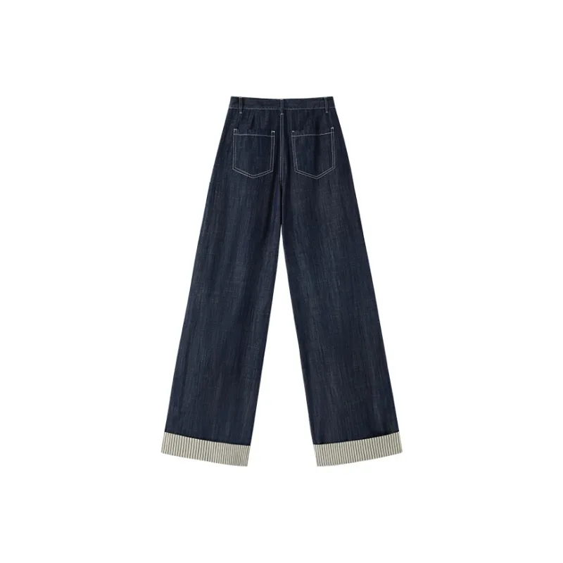 XIANGYING Jeans Women's Denim Blue-1