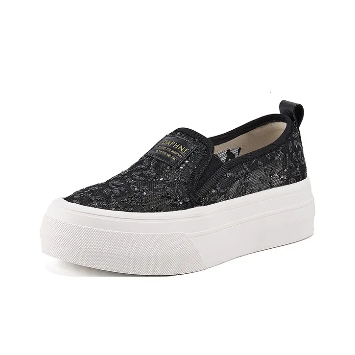 DAPHNE Anti Slip Wear Resistant Low Top Skateboard Shoes Women's-11