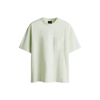 H&M T Shirts Men Light Green