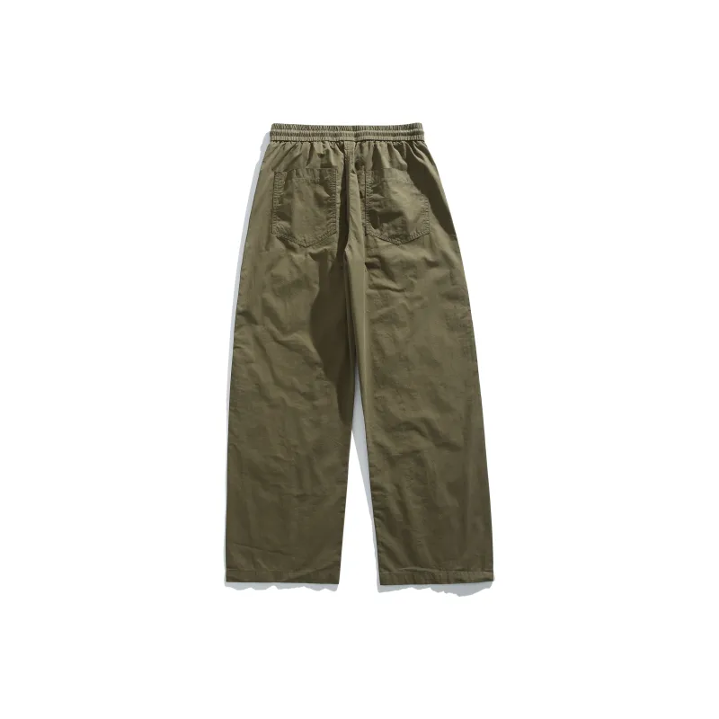 WOOD SOON Japanese Style Versatile Trendy Brand 100% Cotton Cargo Pants Unisex-10