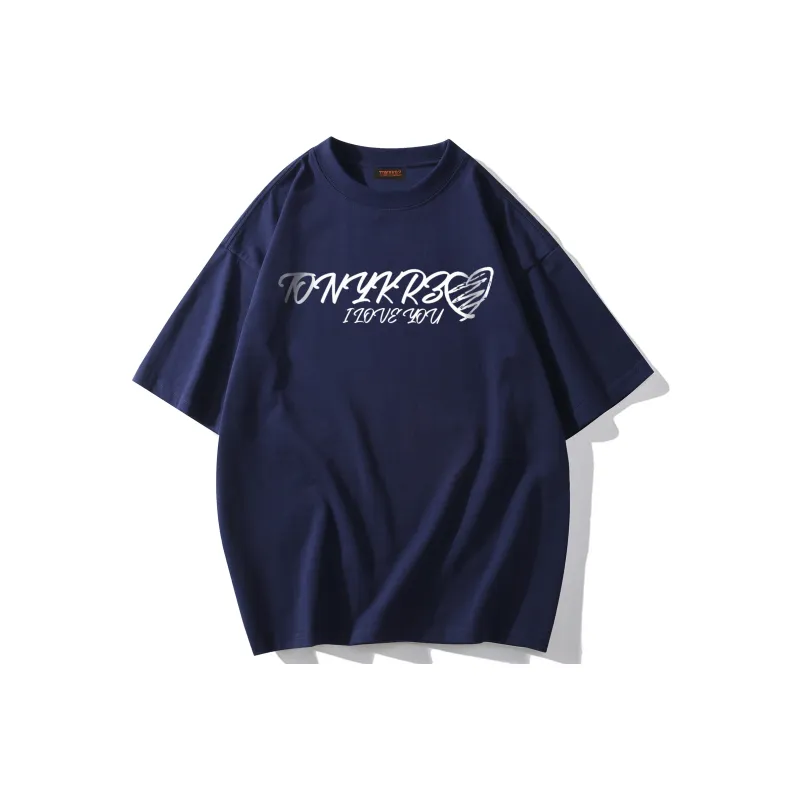 TONYKRZ T Shirts Unisex Navy Blue-0