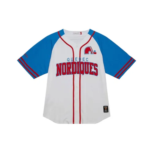 Mitchell & Ness Baseball Jacket Men's White Blue