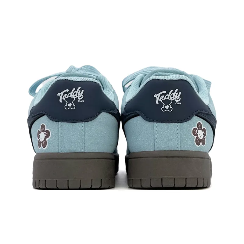 Teddy Bear Collection Slip Resistant Low Top Skateboard Shoes Unisex-21