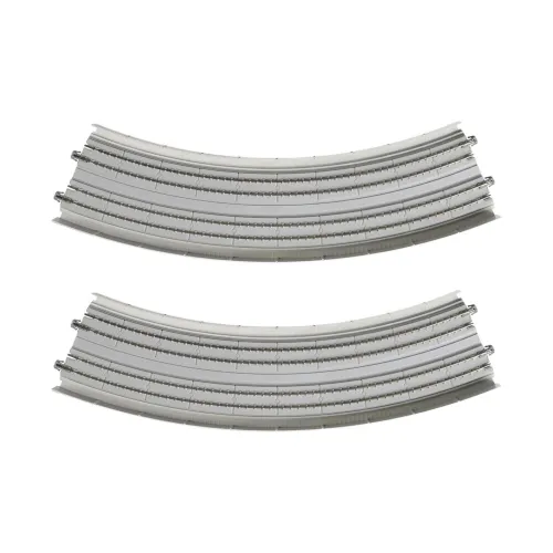 KATO Dual Track High Rail Curve Track R414/381 45° With Inclination, 2 Sets Model Accessories