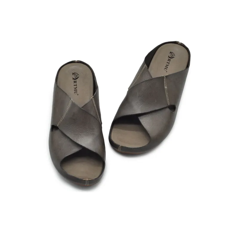 ARTMU PVC Polyvinyl Chloride Quick Dry Slide Slippers Women's-13