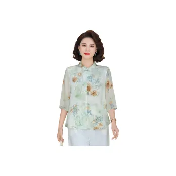 PIERRE CARDIN Chiffon Shirt Women's