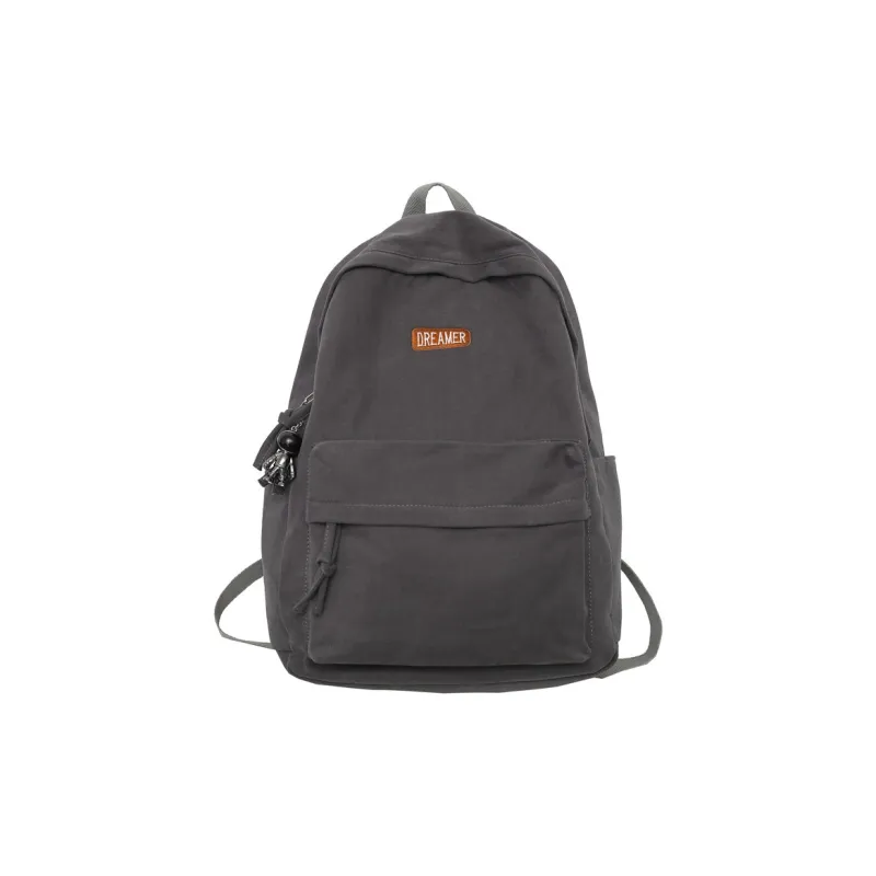 H YXIANG Canvas Backpack Unisex Multicolor-1