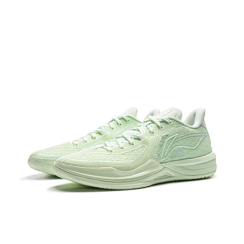 LiNing Assassin's Creed II Shock Absorbers Slip Resistant Breathable Low Top Basketball Shoes Men's Green-2