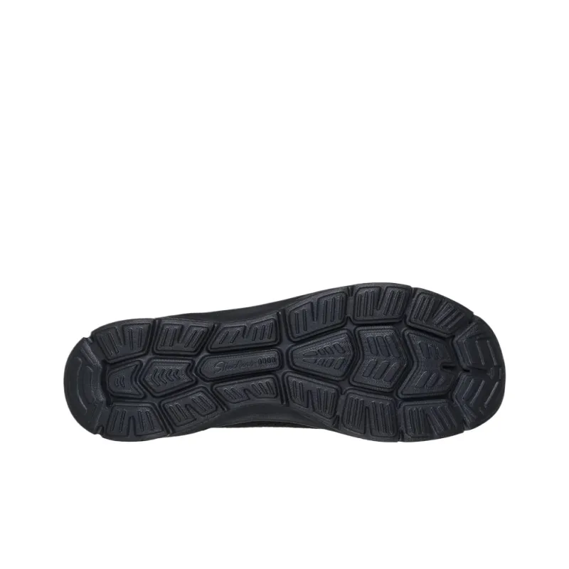 Skechers Arch Fit Low Top Casual Shoes Women's Black-5