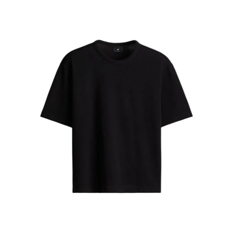 H&M T Shirts Men Black-0