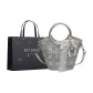 Silver+Shopping Bag