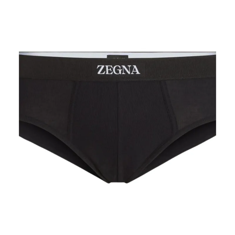 Ermenegildo Zegna Logo Waistband Briefs-2