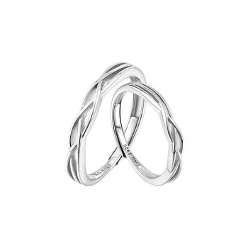 Wylyp 925 Sterling Silver Rings Unisex Silver