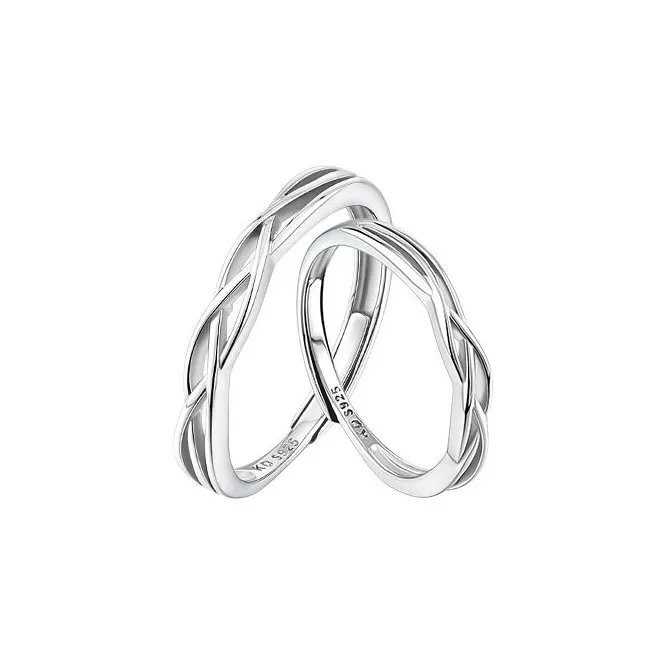 Wylyp 925 Sterling Silver Rings Unisex Silver-0