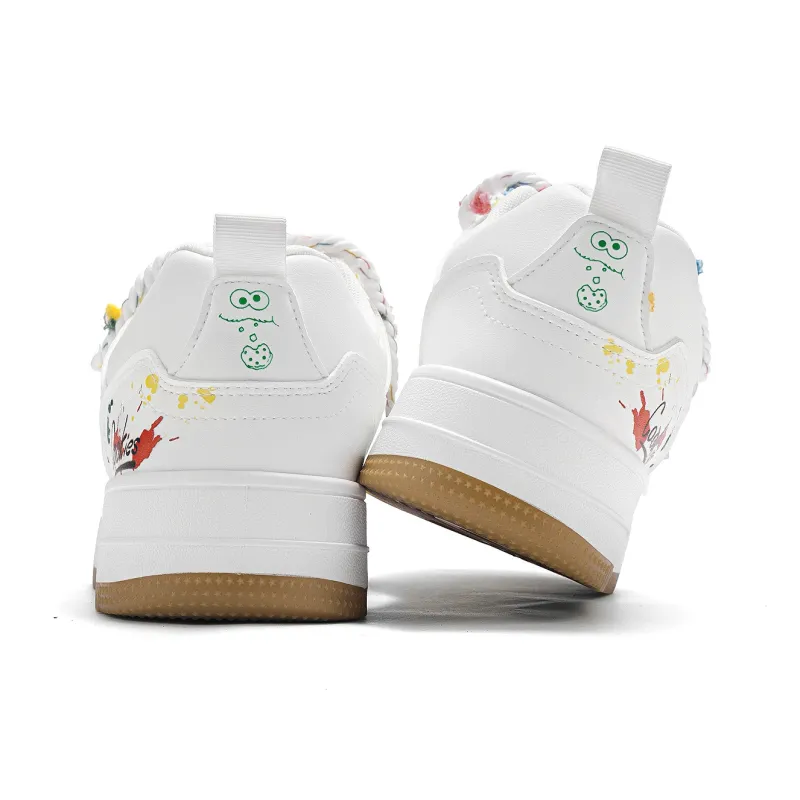 SESAME STREET Waterproof, Balanced, And Breathable Low Top Skateboard Shoes Unisex-26