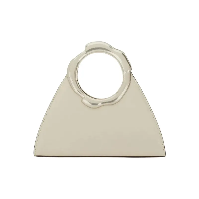 CULT GAIA Cow Leather Handbag Women's White-2