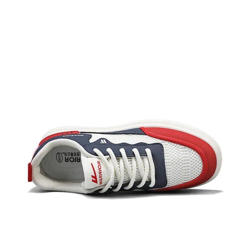 WARRIOR Skateboard Shoes Men Low Top Blue-2