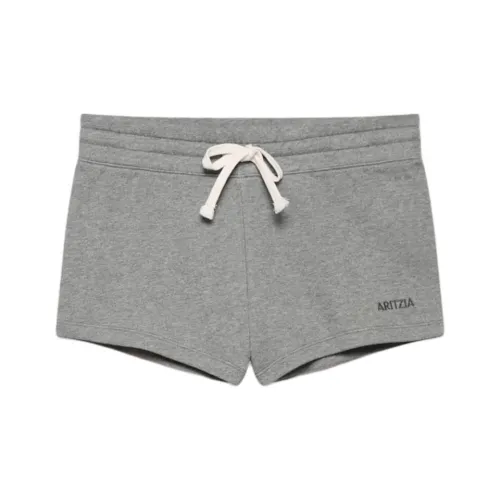 ARITZIA SS25 Aritzia Terry Sweatfleece Snug Contrast Micro Short Casual Shorts Women's