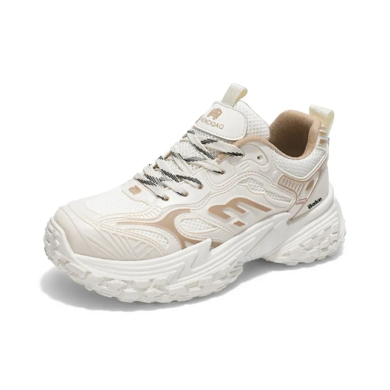 BAKE Shock Absorbers With Slip Resistant And Abrasion Resistant Properties Low Top Chunky Sneakers Men's-5