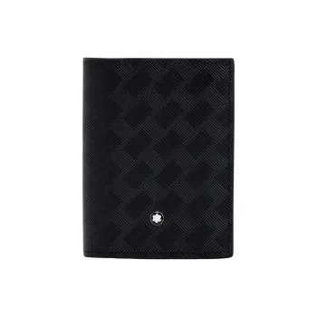 MONTBLANC Cow Leather Card Holder Men's Black