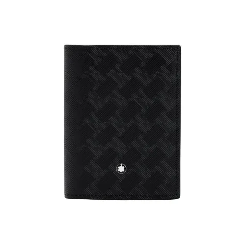 MONTBLANC Cow Leather Card Holder Men's Black