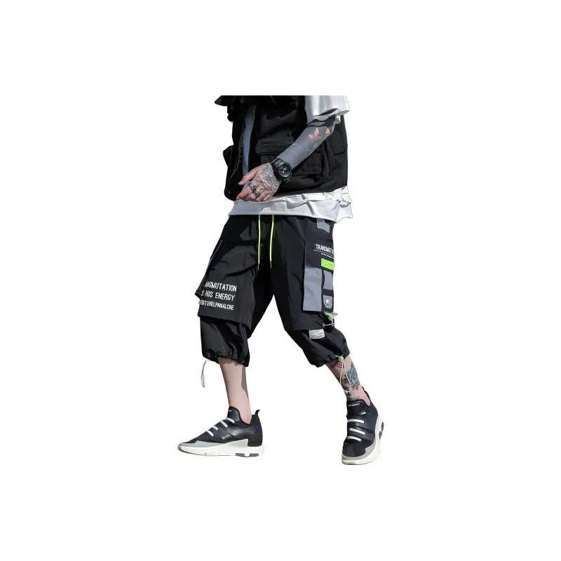 SZSX Cargo Shorts Unisex Black-1
