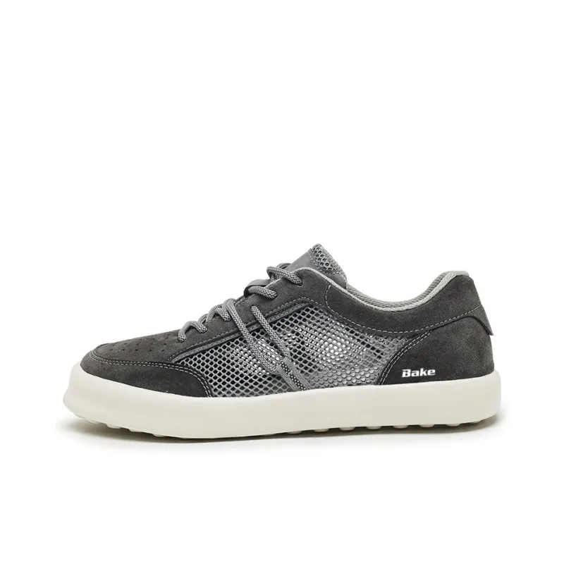 BAKE Breathable And Wear resistant Low Top Skateboard Shoes Men's-0