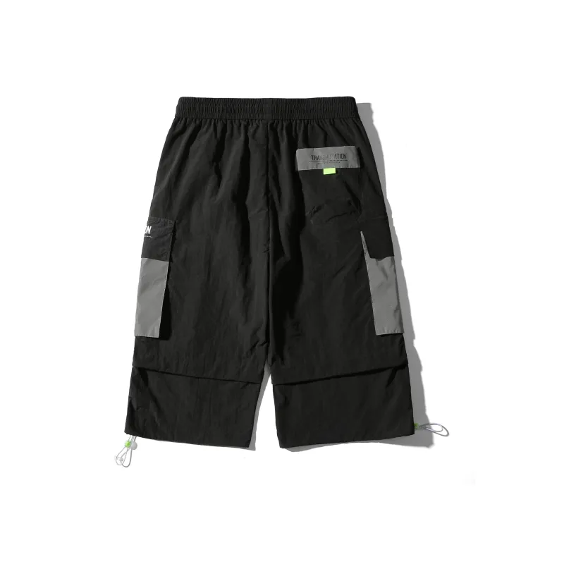 SZSX Cargo Shorts Unisex Black-4