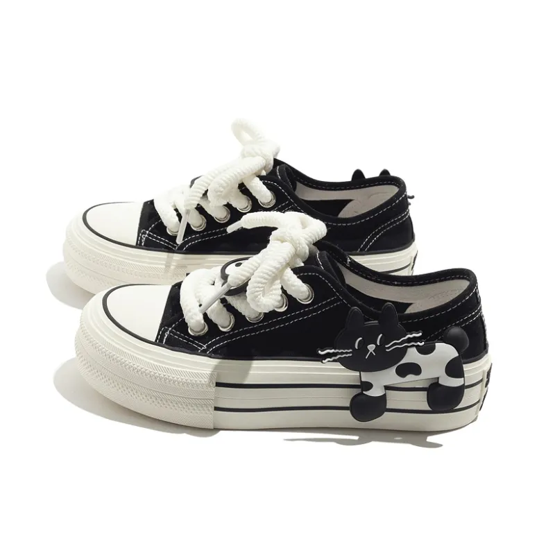 MEAKKEA Breathable Coverage Balance Low Top Canvas Shoes Women's-5