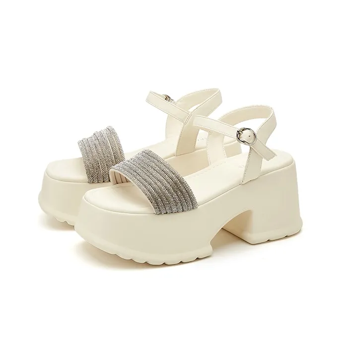 DAPHNE One Strap Sandals 8.5CM Women's-5