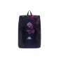Blue Starry Sky & Purple Iron Orchid & Red Flame