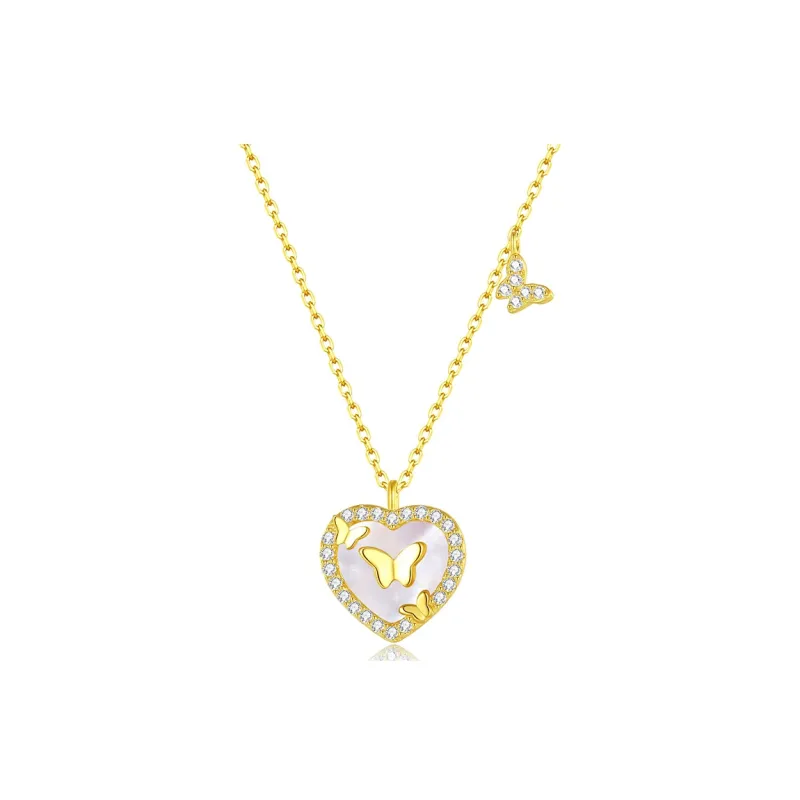 ALI THE FOX S925 Silver Necklaces Women's-4