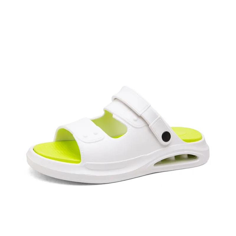 NANJIREN Beach Sandals Men White/Khaki/Navy Blue-0