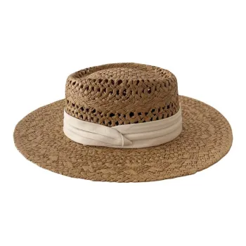 BOOLFEN Straw Woven Bucket Hats Women's