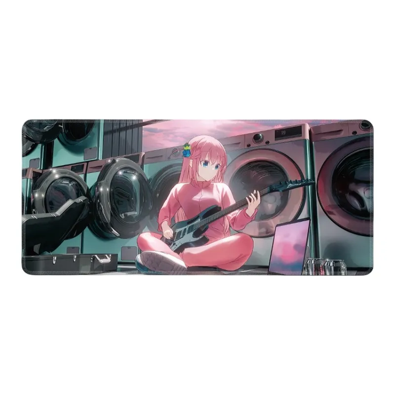 DANYIN Extra Large Bocchi The Rock! Bocchi Chan Computer Keyboard Pad Men's Anime Gaming Mouse Pad Desk Mat Mouse Pads-33