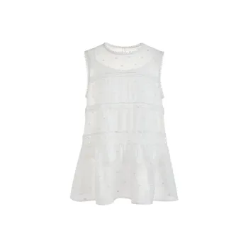 KUOSE Tank Tops Women's White