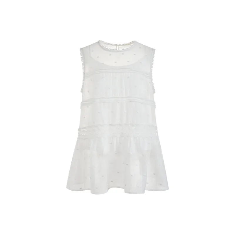 KUOSE Tank Tops Women's White-0