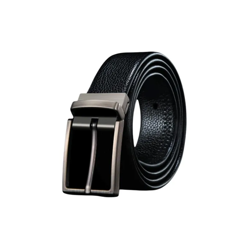 JEANSWEST Cow Split Leather Belts Men's 3.3CM-2