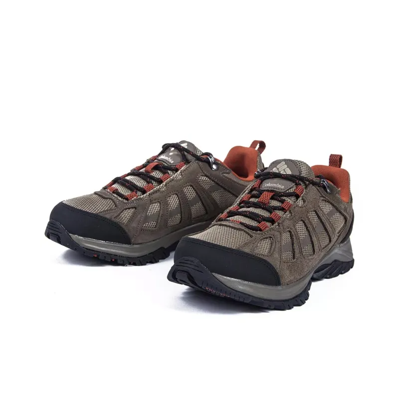 Columbia Redmond 3 Slip Resistant, Abrasion Resistant, Waterproof Low Top Hiking Shoes Men's Umber-1